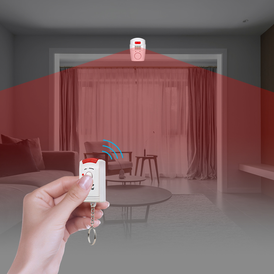 Home Security PIR MP Alert Infrared Sensor Anti-theft Motion Detector Alarm Monitor Wireless Alarm system