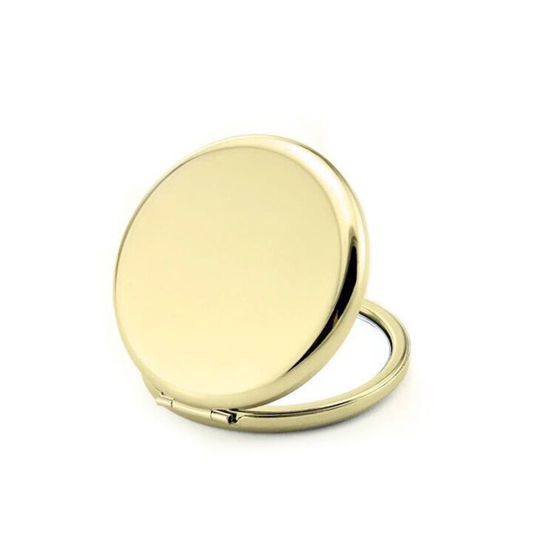 Makeup Mirror Mini Ladies Girl Pocket Cosmetic Mirror Fashion Double-Side Folde Compact Mirrors fast shipping F1018
