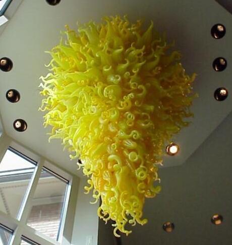 Lamps Modern 100% Hand Blown Artistic Chandelier Lamp Energy Saving Light Source Style Yellow Color Glass Hotel Chandeliers
Lamps Modern 100% Hand Blown Artistic Chandelier Lamp Energy Saving Light Source Style Yellow Color Glass Hotel Chandeliers