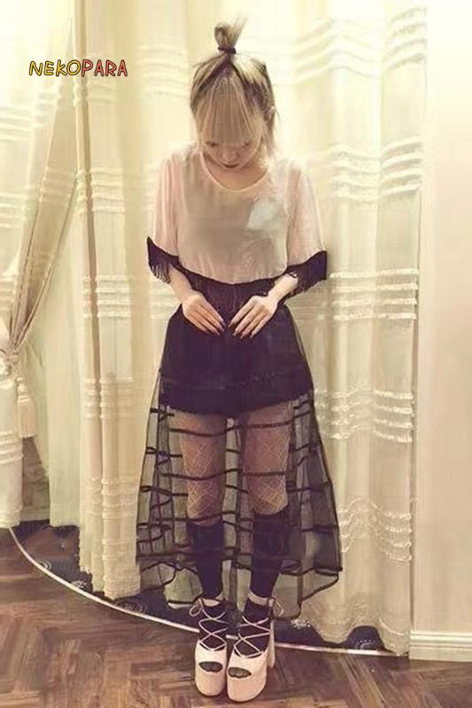 Wholesales Limited Stock Japanese Double Layer Skirt Shorts Transparent Bubble Organza Long Skirt with Inner Shorts, Black
Wholesales Limited Stock Japanese Double Layer Skirt Shorts Transparent Bubble Organza Long Skirt with Inner Shorts, Black