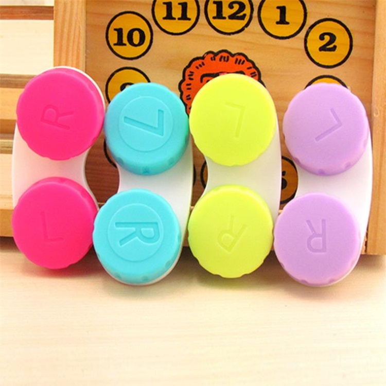 Plastic Contact Lens Case Colorful Travel Storage Container Contact Lens Box Cases Dual Box L+R Marked Contact Lens Cases F0082
Plastic Contact Lens Case Colorful Travel Storage Container Contact Lens Box Cases Dual Box L+R Marked Contact Lens Cases F0082