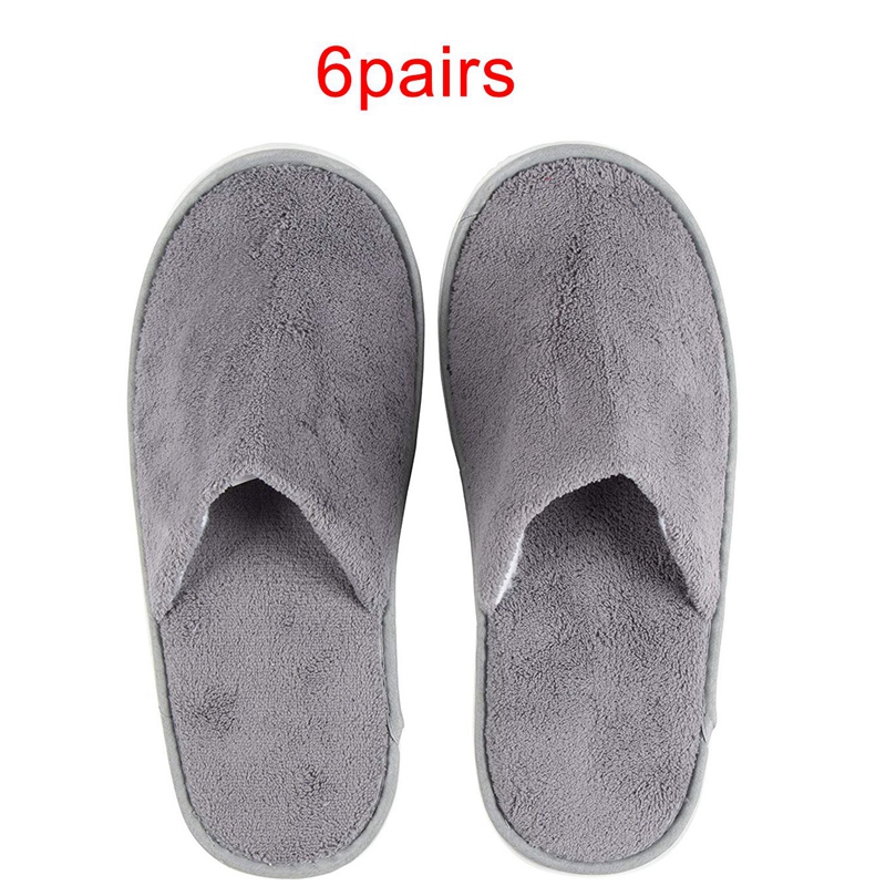 6-Pairs Disposable Slippers, Great for Hotel, Spa, Nail Salon Use-Non-Slip-Grey-Fits Up to USMen's Size 11 and US Women's Size, Gray
6-Pairs Disposable Slippers, Great for Hotel, Spa, Nail Salon Use-Non-Slip-Grey-Fits Up to USMen's Size 11 and US Women's Size, Gray