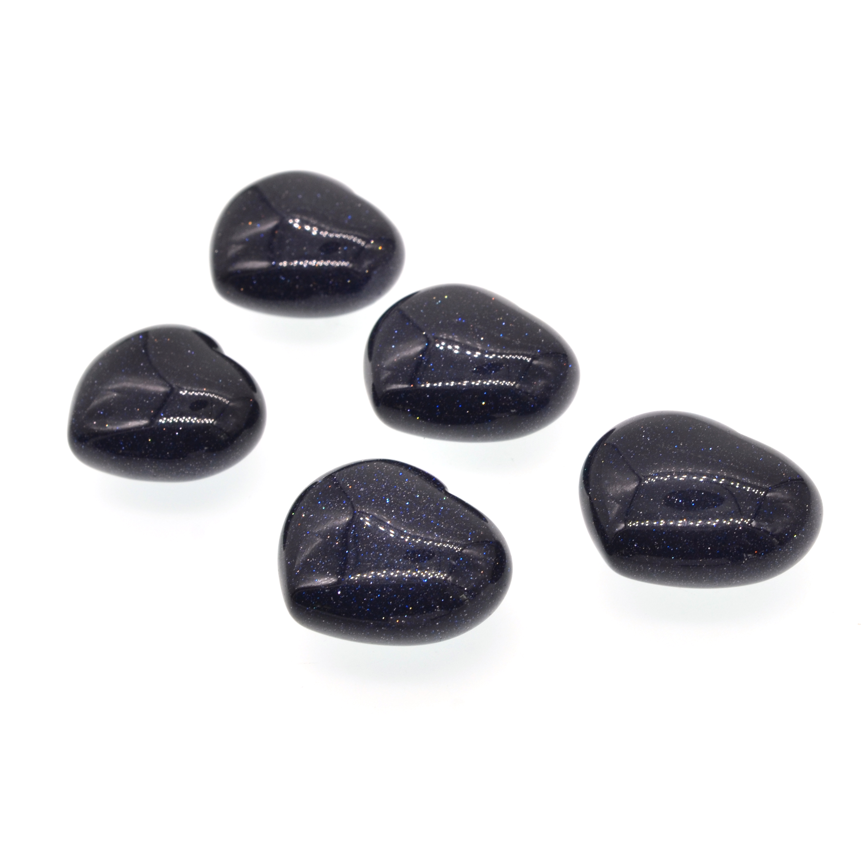 Natural stone heart non-porous home decoration toys for multiple purposes