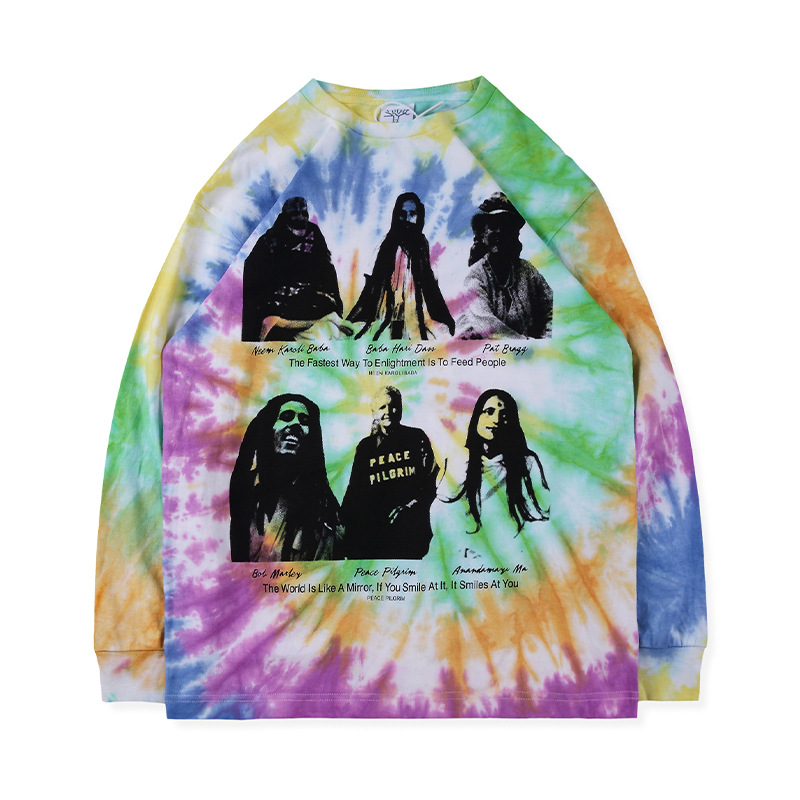 Men's T-Shirts Mens Designer T Shirts ONLINE CERAMICS ENLIGHTMENT Tie Dye Graffiti Printing Fashion Brand Loose Long Sleeve Casual, As pic
Men's T-Shirts Mens Designer T Shirts ONLINE CERAMICS ENLIGHTMENT Tie Dye Graffiti Printing Fashion Brand Loose Long Sleeve Casual, As pic