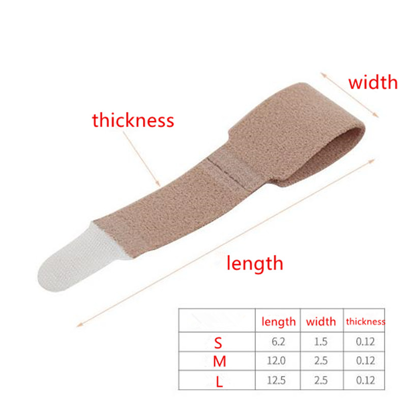 Fabric Toe Finger Straightener Hammer Toe Hallux Valgus Corrector Bandage Toe Separator Splint Wrap Foot Stretcher Care Tool F3609