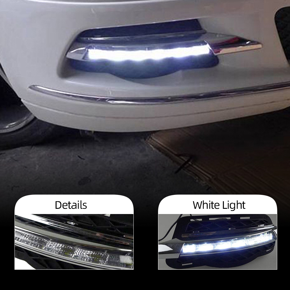 2PCS DRL For Mercedes benz W204 C180 C200 C260 C250 C300 2008 2009 2010 Daytime Running Lights Fog head Lamp cover car styling
2PCS DRL For Mercedes benz W204 C180 C200 C260 C250 C300 2008 2009 2010 Daytime Running Lights Fog head Lamp cover car styling
