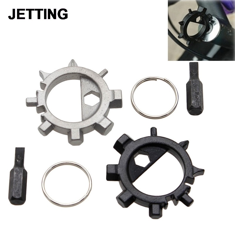 1Set Multi-functional Stainless Steel Screwdriver Key Ring Tool Bottle Opener Bicycle Adjust Tools Grey Black Color
1Set Multi-functional Stainless Steel Screwdriver Key Ring Tool Bottle Opener Bicycle Adjust Tools Grey Black Color