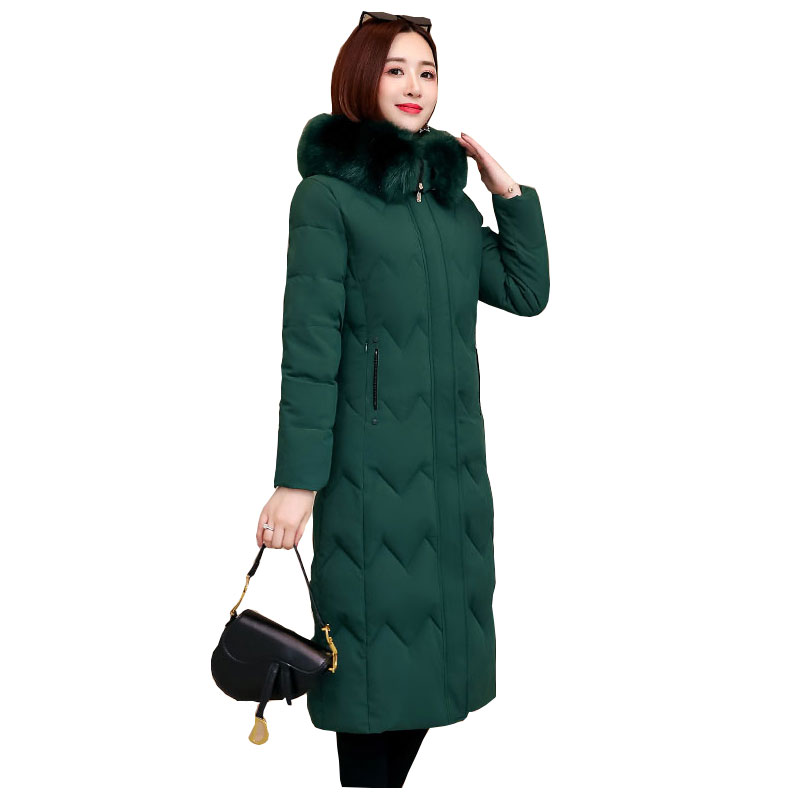 Fur Coat Hooded Winter Down Coat Warm Jacket Plus Size Long Slim Women Cotton padded Wadded Parkas female jacket, Black
Fur Coat Hooded Winter Down Coat Warm Jacket Plus Size Long Slim Women Cotton padded Wadded Parkas female jacket, Black