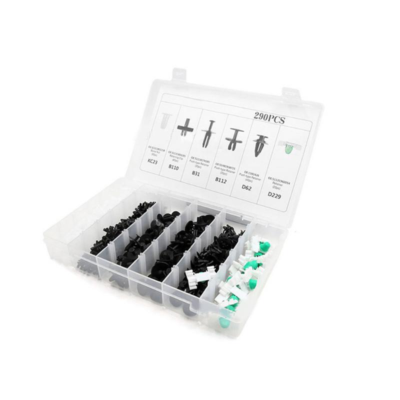 Durable And Practical 290Pcs Plastic Rivets Fasteners Retainer Clip Assortment Assorted Color for
Durable And Practical 290Pcs Plastic Rivets Fasteners Retainer Clip Assortment Assorted Color for