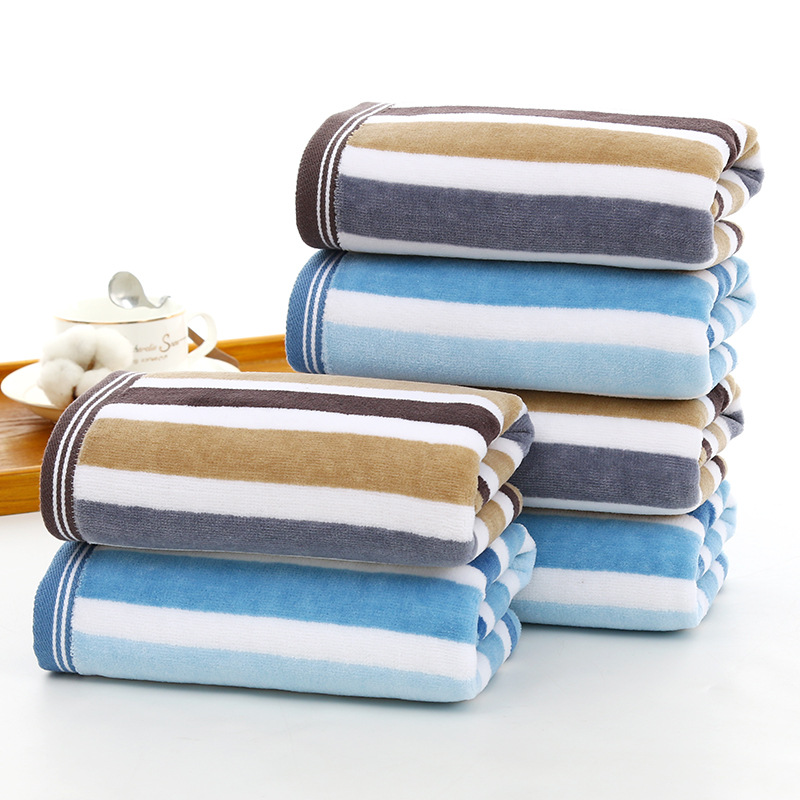 2pcs/Lot Face Towels for Men 100% Pure Cotton Adults Soft Bath Towels Rectangle High Absorbent Beach Striped Towel, Black
2pcs/Lot Face Towels for Men 100% Pure Cotton Adults Soft Bath Towels Rectangle High Absorbent Beach Striped Towel, Black