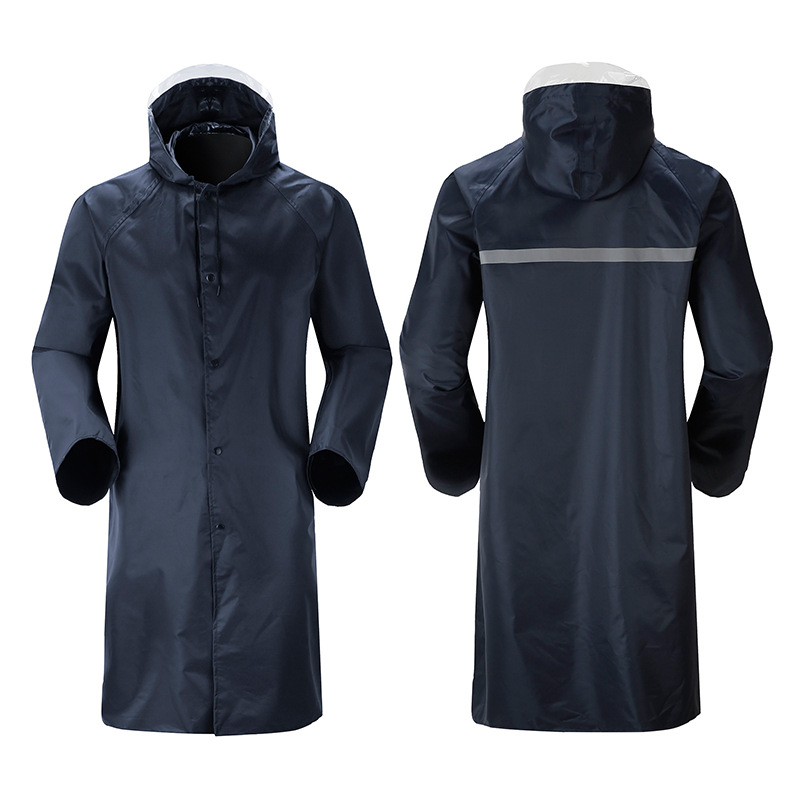 High Quality Men Rain Coat Reflective Strip Zipper Long Raincoat Waterproof Rainwear At Outdoor Rain Tools YY064
High Quality Men Rain Coat Reflective Strip Zipper Long Raincoat Waterproof Rainwear At Outdoor Rain Tools YY064