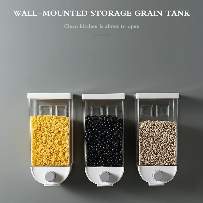 1000ml/1500ml Grain Storage Box Wall-mounted Grain Tank Home Kitchen Cereal Bean Rice Container Oatmeal Dispenser Container Box
1000ml/1500ml Grain Storage Box Wall-mounted Grain Tank Home Kitchen Cereal Bean Rice Container Oatmeal Dispenser Container Box