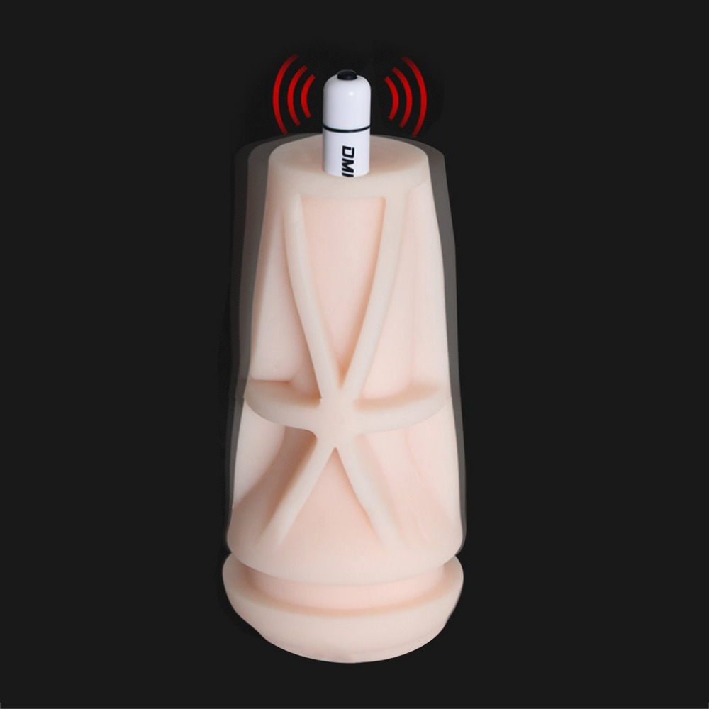 DMM 3D Realistic Pussy Male Masturbator Vibrator Soft Silicone Vagina Vibrating Masturbation Cup Stimulator Sex Toy For Men C18112801