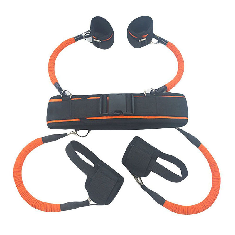 150 lbs Resistance Bands Boxing Crossfit Training Belt Leg Strength and Agility Training Strap for Football Basketball Taekwondo Y200506