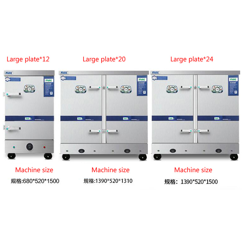 Electric Heating Rice Steamer Bun Steamer Bread Food Warmer JJSHOO Commercial stainless steel Cabinet Steam Machine