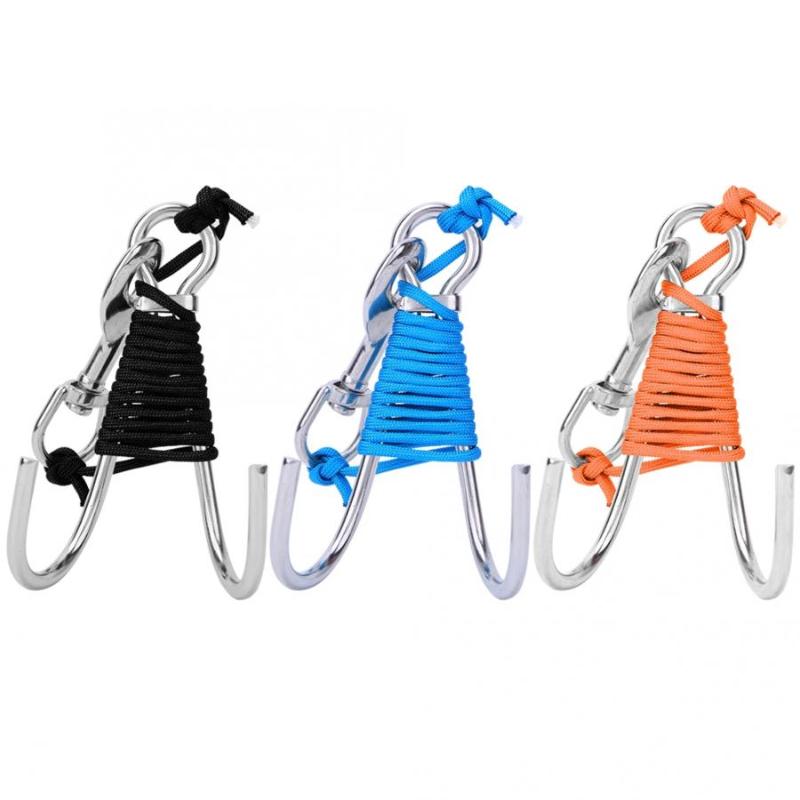 120cm Stainless Steel Diving Hook Rope Underwater Scuba Diving Drift Rock Single Hook Rope Safety Gear Swimming Pool Accessories
120cm Stainless Steel Diving Hook Rope Underwater Scuba Diving Drift Rock Single Hook Rope Safety Gear Swimming Pool Accessories