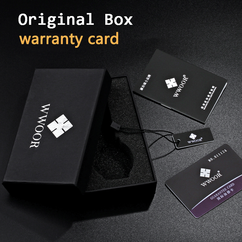 Men Watches Top Brand Luxury WWOOR Gold Black Square Quartz watch men 2019 Waterproof Golden Male Wristwatch Men watches 2019 CJ191213
