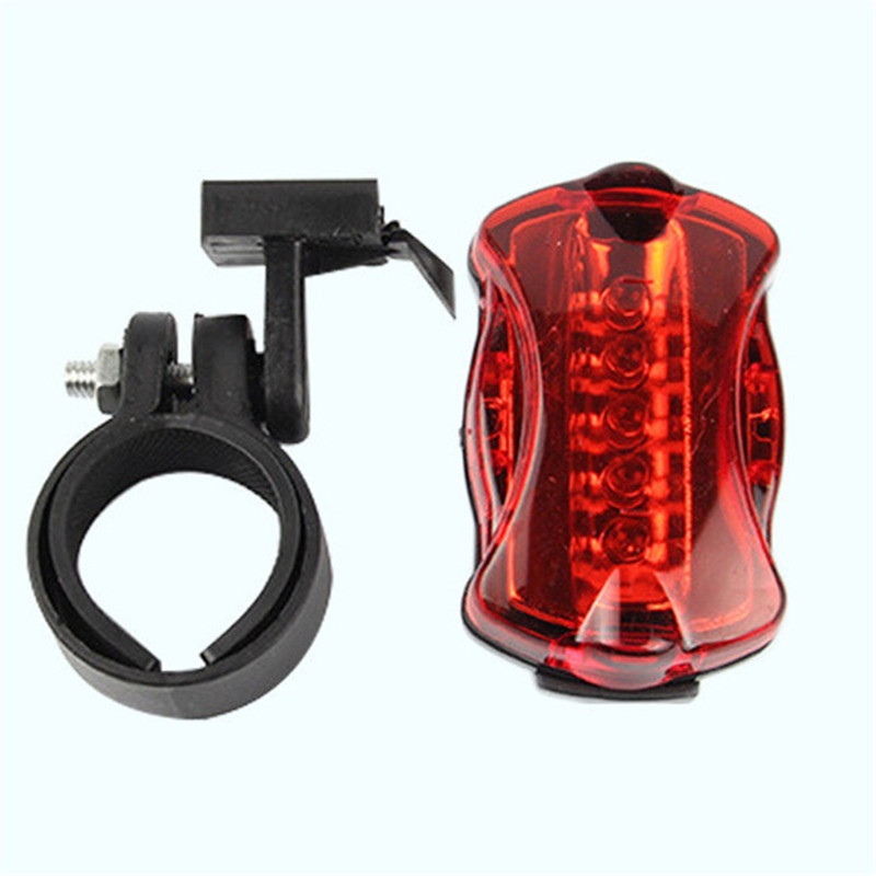 Tail Lighting Bright Bicycle Rear Cycling Safety Flashlight 6 Light Mode Options Led Accessories Fits On Any Bike
