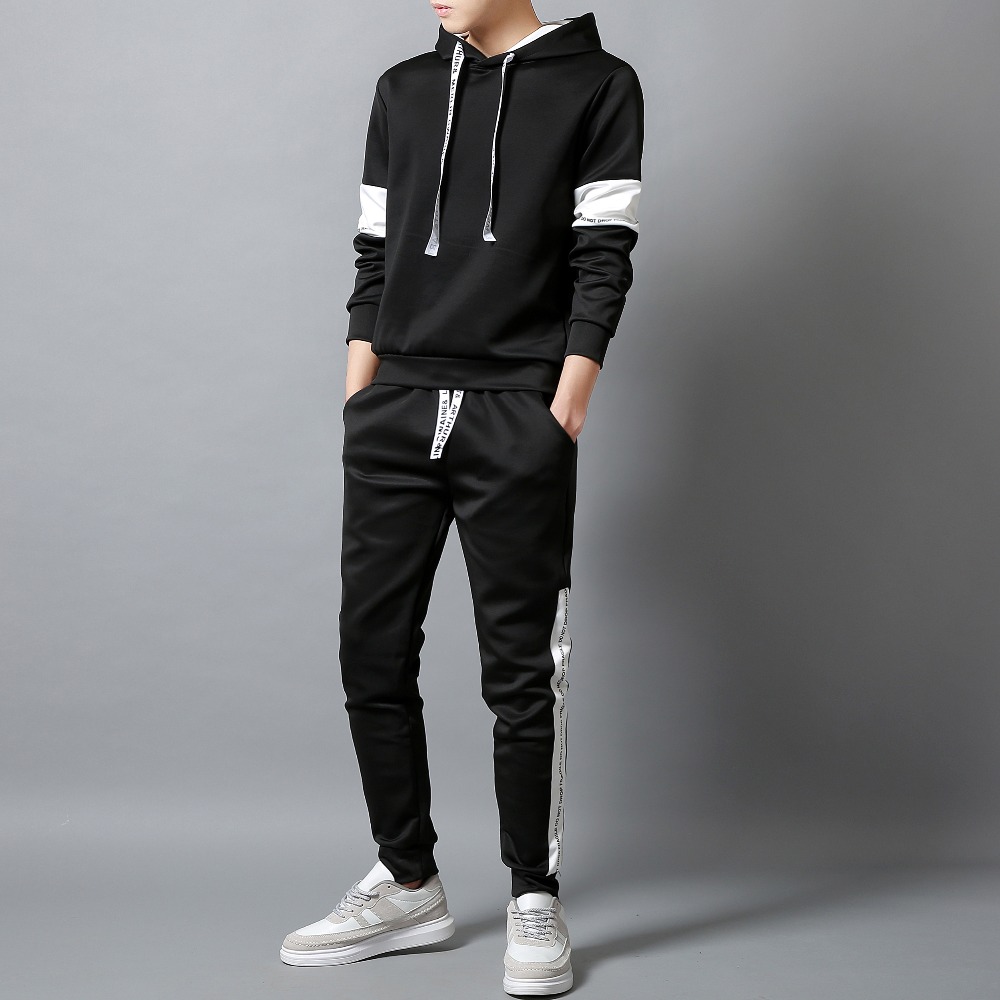 Men Sets Hooded Sport Suit Tracksuit Outfit Suit 2 Piece Set Suits Hoodies Long Pants Autumn Warm Mens Clothing Drop Shipping, Black
Men Sets Hooded Sport Suit Tracksuit Outfit Suit 2 Piece Set Suits Hoodies Long Pants Autumn Warm Mens Clothing Drop Shipping, Black