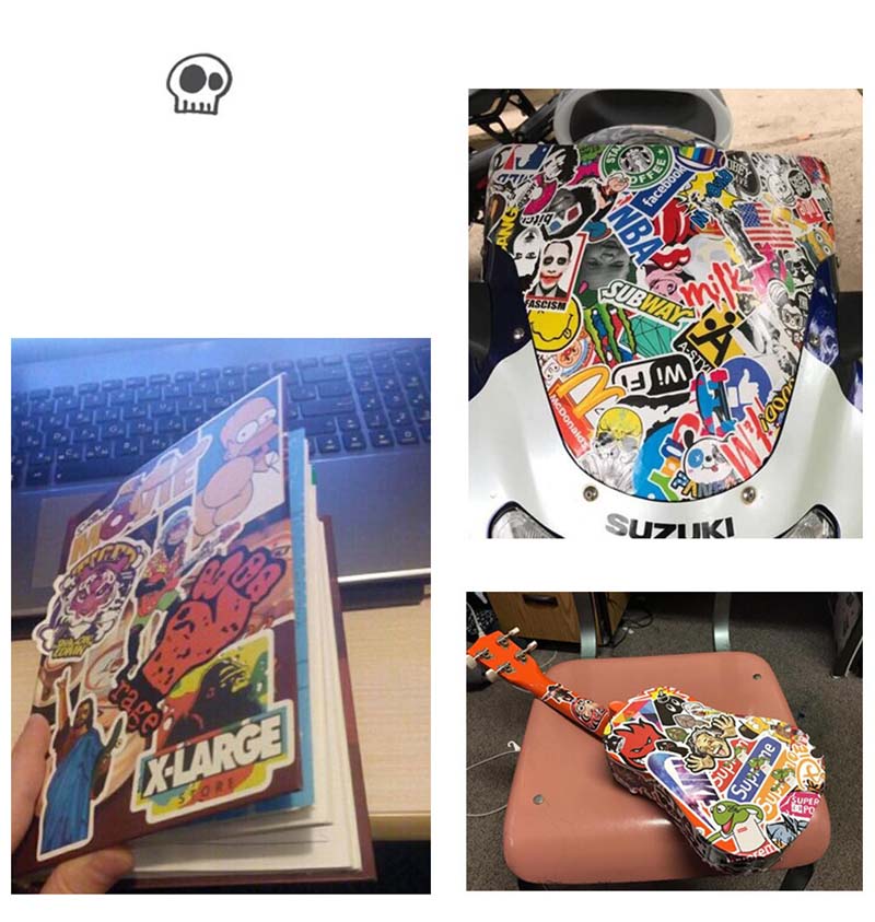 Cute Christmas Stickers and Decals for Cars Motorcycle Water Bottle Laptop Macbook Suitcase 50 Pcs Vinyl Stickers Pack