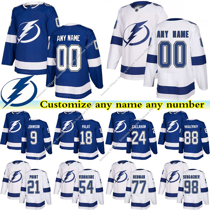 Tampa Bay Lightning Jerseys 77 HEDMAN 88 VASILEVSKIY 21 POINT 9 JOHNSON 24 CALLAHAN 98 SERGACHEV custom any number any name hockey jersey, Black;red
Tampa Bay Lightning Jerseys 77 HEDMAN 88 VASILEVSKIY 21 POINT 9 JOHNSON 24 CALLAHAN 98 SERGACHEV custom any number any name hockey jersey, Black;red