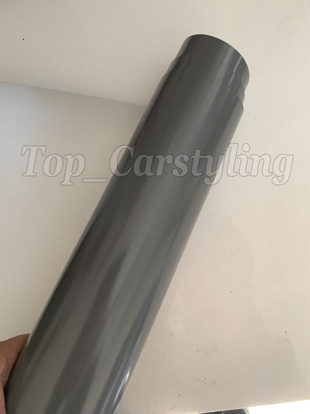 Nardo Gray silk Satin Vinyl with Air bubble Free Car Wrap Covering foil PROTWRAPS LOW TACK Like 3M quality Size 1.52x18m Roll