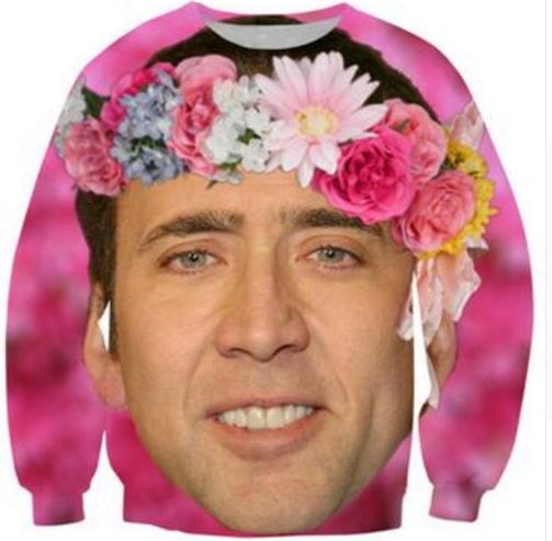 Giant Blown Up Face of Nicolas Cage Newest Sweatshirt Men Women 3D Print 3D Funny Long Sleeve Tracksuit Pullover Outerwear Casual Tops W99, Multi
Giant Blown Up Face of Nicolas Cage Newest Sweatshirt Men Women 3D Print 3D Funny Long Sleeve Tracksuit Pullover Outerwear Casual Tops W99, Multi