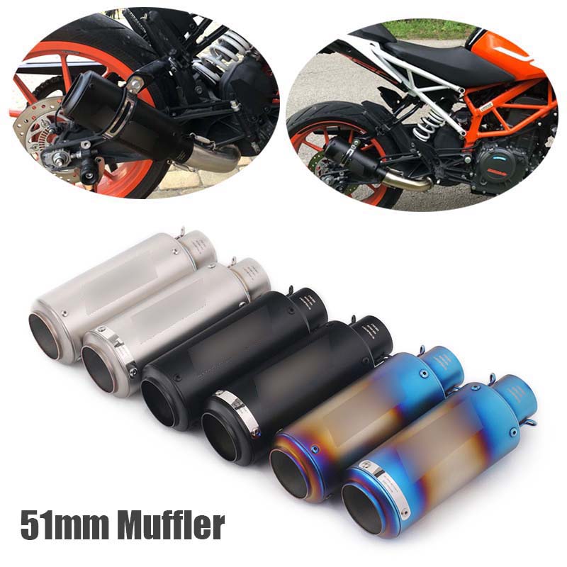 Universal 51MM Inlet Motorcycle Exhaust Pipe Muffler Escape Kit for Racing Dirt Bike ATV
Universal 51MM Inlet Motorcycle Exhaust Pipe Muffler Escape Kit for Racing Dirt Bike ATV