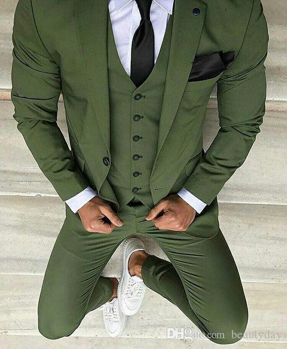 Oliver Green 2018 Groom Tuxedos Wedding Suits Groomsmen Best Man For Young Man Prom Suits (Jacket+Pants+Tie) Custom made Plus size, White
Oliver Green 2018 Groom Tuxedos Wedding Suits Groomsmen Best Man For Young Man Prom Suits (Jacket+Pants+Tie) Custom made Plus size, White