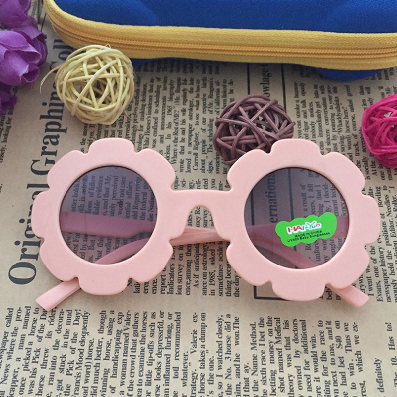 Sunglasses Sunflower Frame Girls Eyeglasses Baby Girl Sun Glasses Children Beach Eyewear Fashion Kids Accessories 6 Colors DHW3589 Z260305