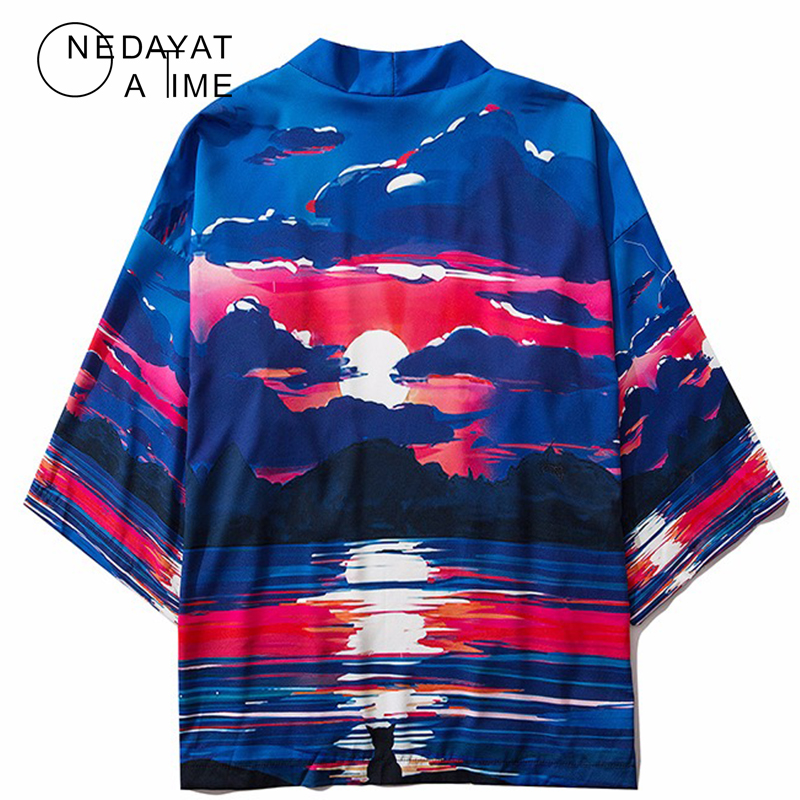 Japanese Style Sunrise Printed Kimono Cardigan Jackets Coat Tops Hip Hop Fashion Harajuku Casual Streetwear Jacket Coats Kimono, Blue
Japanese Style Sunrise Printed Kimono Cardigan Jackets Coat Tops Hip Hop Fashion Harajuku Casual Streetwear Jacket Coats Kimono, Blue