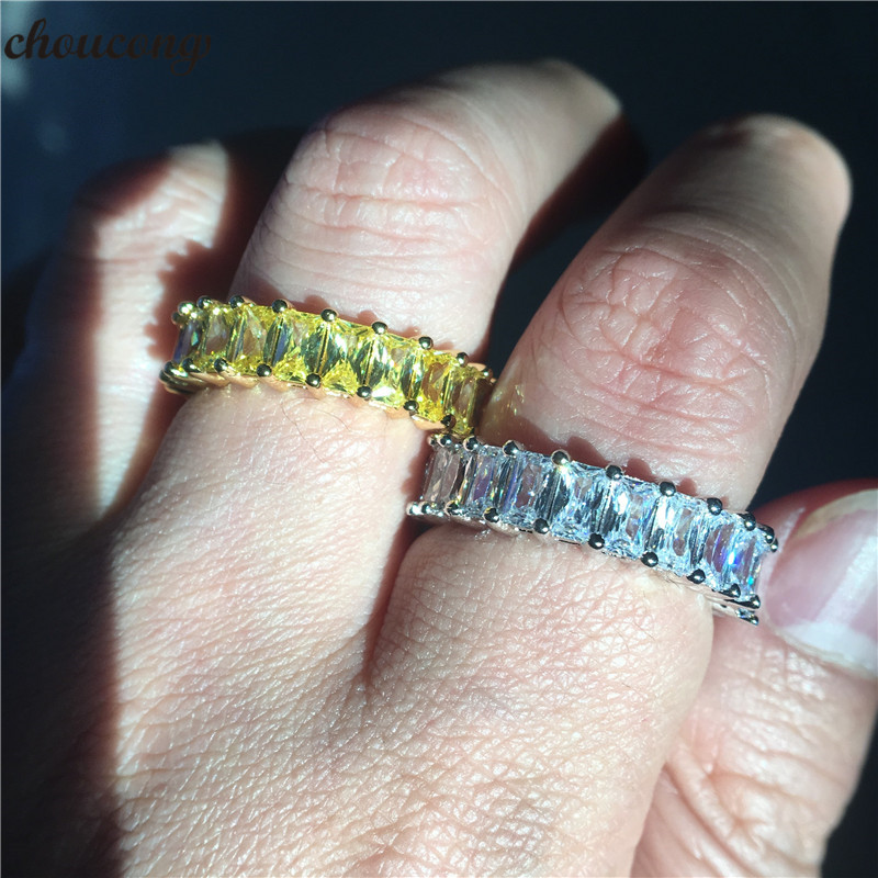 choucong Fashion Princess cut ring 5A Zircon Stone 925 Sterling Silver Party Wedding Band Rings for women men Finger Jewelry
choucong Fashion Princess cut ring 5A Zircon Stone 925 Sterling Silver Party Wedding Band Rings for women men Finger Jewelry