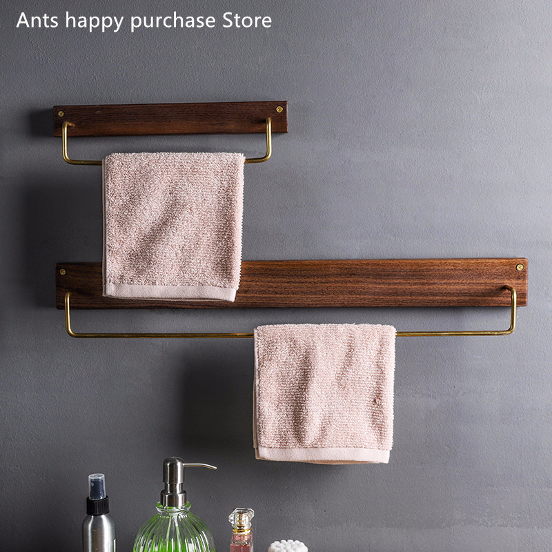 Solid Wood Brass Toilet Hanging Towel Holder Single Pole Shelf Toilet Bath Holder Shelves Bathroom Organizer Ornament Hangers T200319
Solid Wood Brass Toilet Hanging Towel Holder Single Pole Shelf Toilet Bath Holder Shelves Bathroom Organizer Ornament Hangers T200319