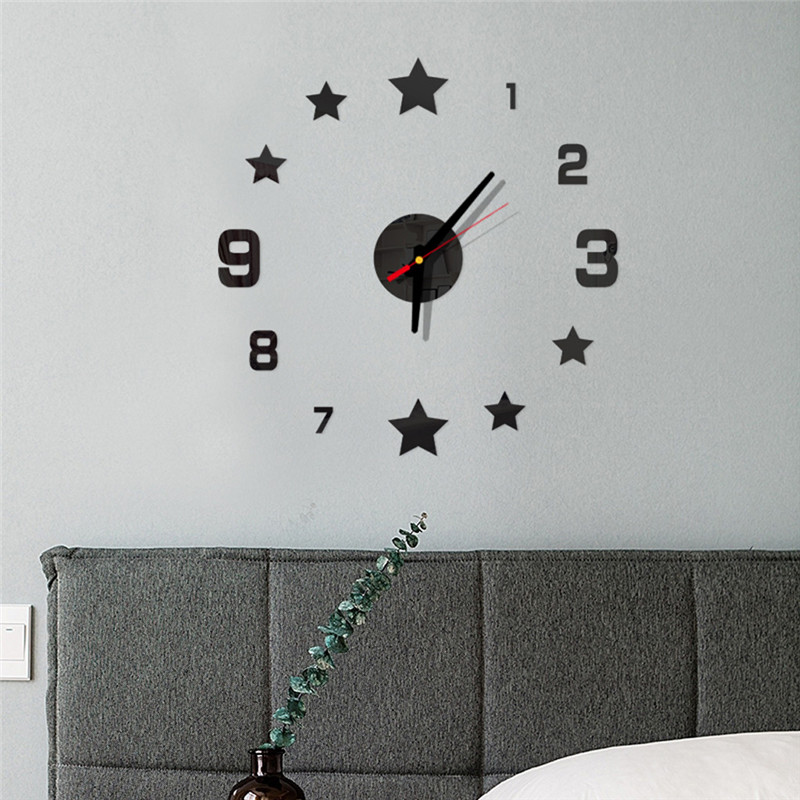 Modern DIY Wall Clock Mirror Wall Sticker DIY Clock 3D Mirror Surface Sticker Home Office Decoration creative decor@5
Modern DIY Wall Clock Mirror Wall Sticker DIY Clock 3D Mirror Surface Sticker Home Office Decoration creative decor@5