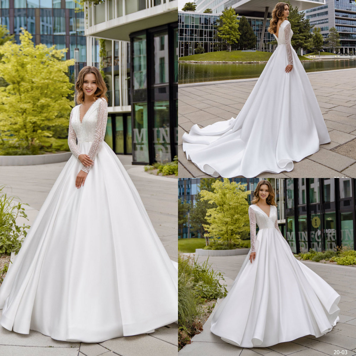 Elegant A Line Satin Wedding Dresses V Neck Long Sleeve Robe De Mariee Sweep Train V Neck Boho Beach Wedding Dress Bridal Gowns, Daffodil
Elegant A Line Satin Wedding Dresses V Neck Long Sleeve Robe De Mariee Sweep Train V Neck Boho Beach Wedding Dress Bridal Gowns, Daffodil