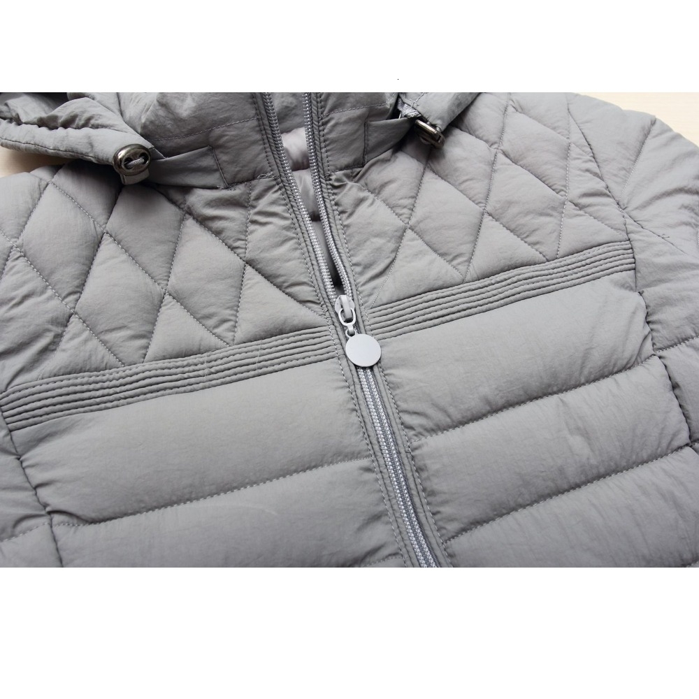 Women's Winter Hooded Warm Padded Jacket - Slim Fit, Plus Size 5Xl, Cotton, Casual, Black, Red, Gray, Caramel, Army Green, Pale Pinkish Gray