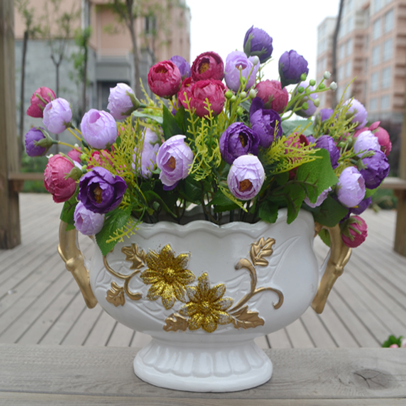 5 pcs 21heads/1 bundle Silk roses Bride bouquet for Christmas home wedding new Year decoration fake plants artificial flower, Pink
5 pcs 21heads/1 bundle Silk roses Bride bouquet for Christmas home wedding new Year decoration fake plants artificial flower, Pink
