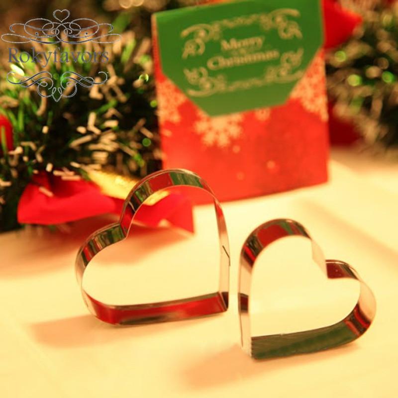 20Sets Heart Cookie Cutter Favors Wedding Gifts Party Giveaways Birthday Keepsake Baby Souvenir Ideas Bridal Shower