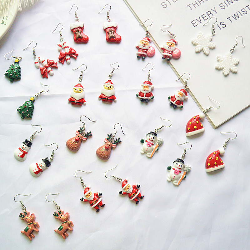 New Christmas Earrings Pendant Christmas Tree Snowflake Antelope Santa Claus Boots Earrings Jewelry Accessories Free Shipping, Silver
New Christmas Earrings Pendant Christmas Tree Snowflake Antelope Santa Claus Boots Earrings Jewelry Accessories Free Shipping, Silver