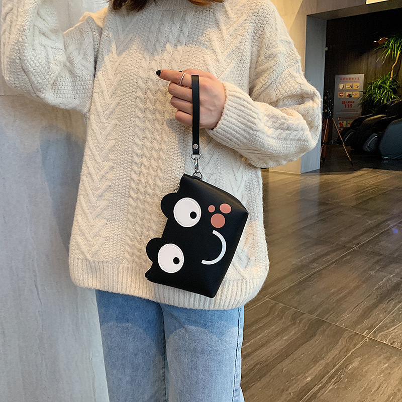 2020 new ladies cosmetic bag Korean version cute wash storage bag fashion simple clutch casual women's, Black
2020 new ladies cosmetic bag Korean version cute wash storage bag fashion simple clutch casual women's, Black