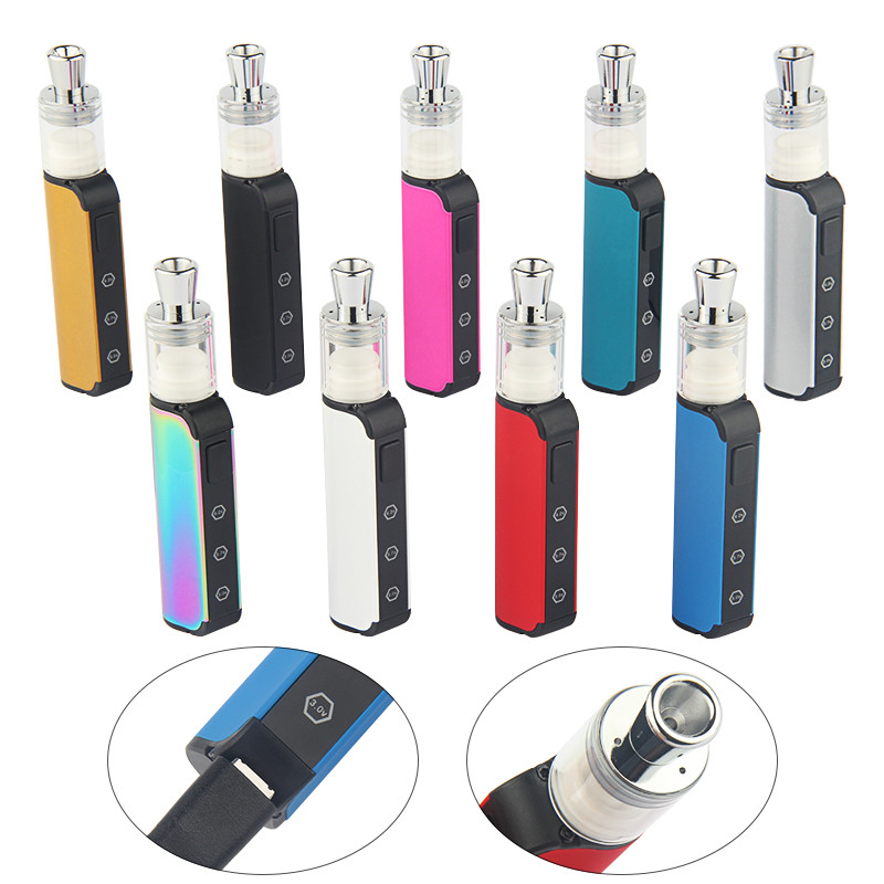 2pcs Wapen Wax Dab Vape Pens Vaporizer Ceramic Coil Atomizer Beleaf 450mAh Preheat VV Variable Voltage Dabbing Battery Starter Kit, Multi
2pcs Wapen Wax Dab Vape Pens Vaporizer Ceramic Coil Atomizer Beleaf 450mAh Preheat VV Variable Voltage Dabbing Battery Starter Kit, Multi
