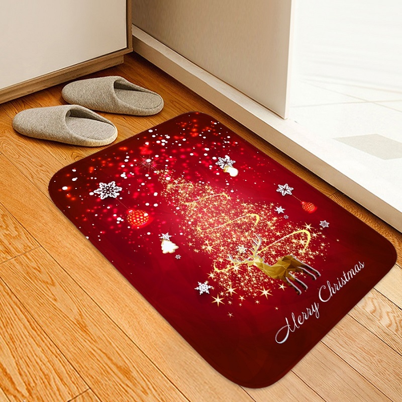 Entry door Christmas door mat kitchen bathroom absorbent floor mats bathroom anti-slip mat bedroom carpet home decoration
Entry door Christmas door mat kitchen bathroom absorbent floor mats bathroom anti-slip mat bedroom carpet home decoration
