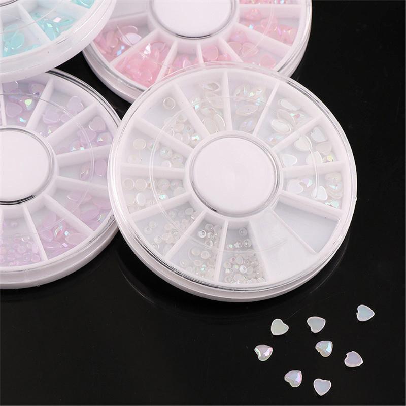 12 Grids / Set Opal Nail Rhinestone AB Colorful 3D Nail Art Decoration Heart Flat Back In Wheel DIY Acrylic Diamond
12 Grids / Set Opal Nail Rhinestone AB Colorful 3D Nail Art Decoration Heart Flat Back In Wheel DIY Acrylic Diamond