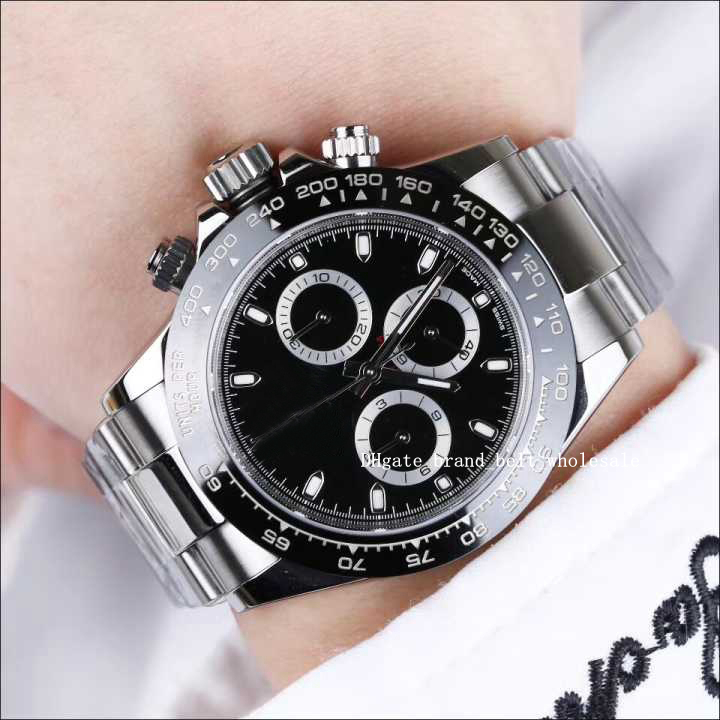 Top Quality Men's Automatic Watches 40mm Ceramic Bezel 116500 NO Chronograph Movement Stainless steel Mens Sport Wrist Watches, Slivery;brown
Top Quality Men's Automatic Watches 40mm Ceramic Bezel 116500 NO Chronograph Movement Stainless steel Mens Sport Wrist Watches, Slivery;brown