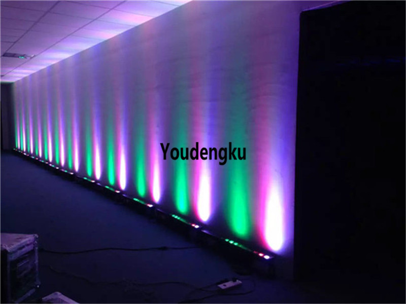 4 pieces DMX512 control bar blinder rgbw 14x10w 4 in1 outdoor beam waterproof led wall wash lighter for disco