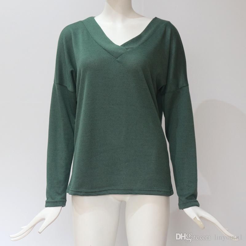 2020 High Quality V-Neck Cotton Basic T-shirt Women Plain Simple T Shirt For Women Short Sleeve Female Tops