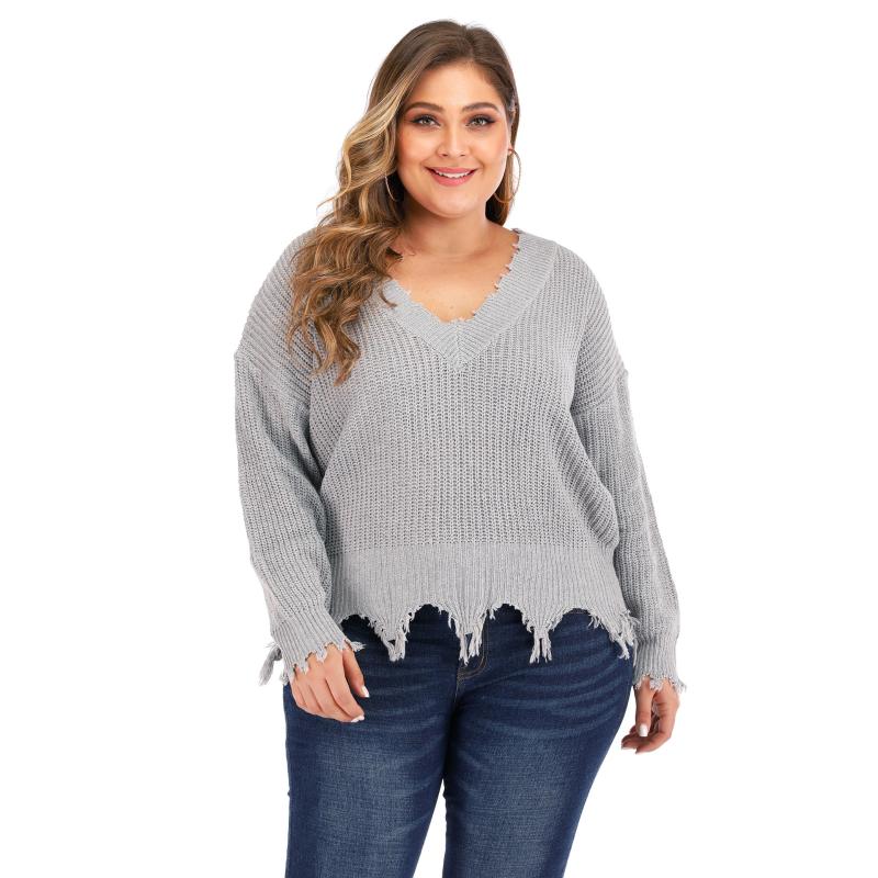 Oversized Pullover Women Casual Solid Long Sleeve Thick Knit Sweater Ladies Sexy V Neck Tassel Ugly Sweater Winter Clothes 2020, Black
Oversized Pullover Women Casual Solid Long Sleeve Thick Knit Sweater Ladies Sexy V Neck Tassel Ugly Sweater Winter Clothes 2020, Black