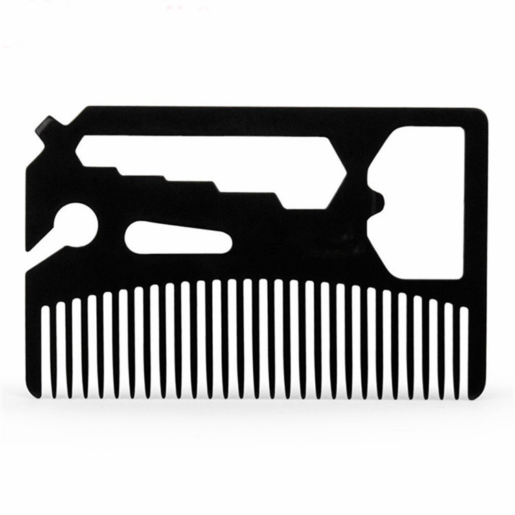 Multifunctional Utility Beard Comb Fits in Your Wallet Comb Bottle Opener Wrench Screw Driver Knife Blade breakaway
Multifunctional Utility Beard Comb Fits in Your Wallet Comb Bottle Opener Wrench Screw Driver Knife Blade breakaway