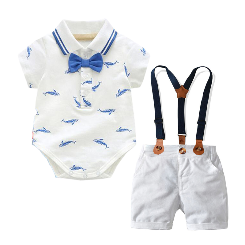 Baby Boy Clothes Newborn Children Party Dress Romper with Bow Tie + Shorts + Belt 4PCS Kids Summer Outfits New Born Gift, White shorts set
Baby Boy Clothes Newborn Children Party Dress Romper with Bow Tie + Shorts + Belt 4PCS Kids Summer Outfits New Born Gift, White shorts set