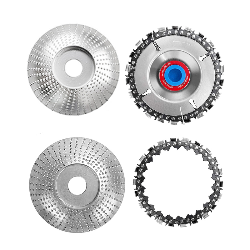 Wood Carving Disc or Grinder Shaping Disc Set,Double Saw Teeth Shaper Woodworking Angle Grinder Attachment
Wood Carving Disc or Grinder Shaping Disc Set,Double Saw Teeth Shaper Woodworking Angle Grinder Attachment